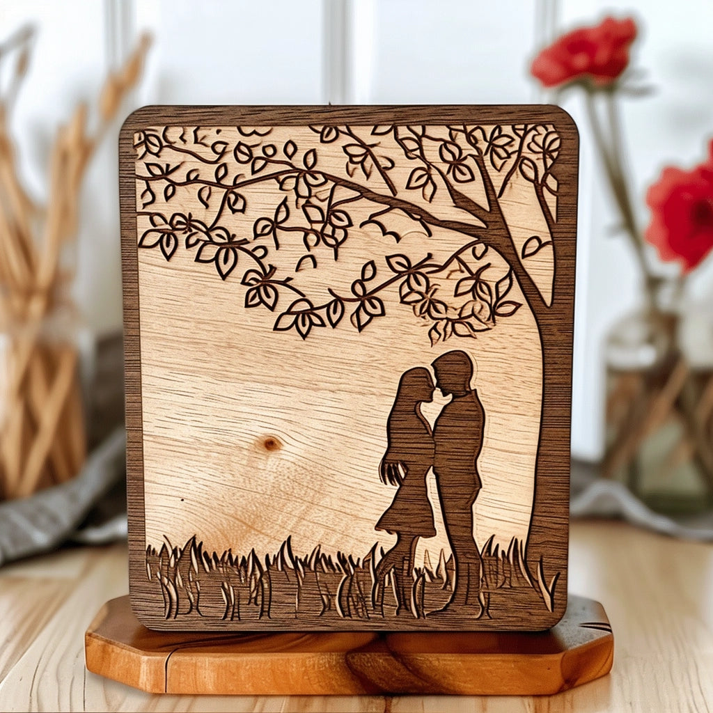 laser engraving and cutting couple picture
