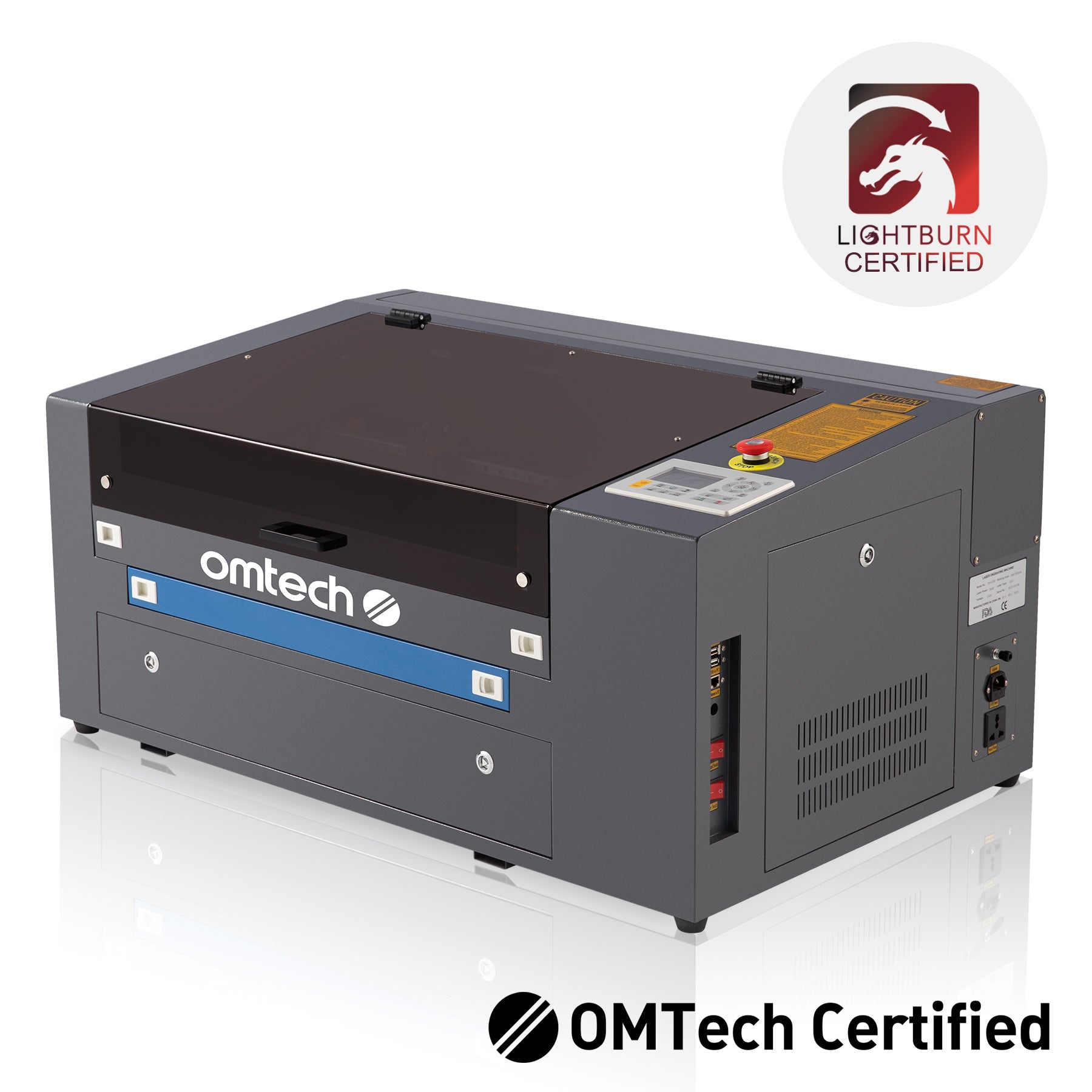 OMTech Máquina láser CO2 de 50 W, Grabadora y cortadora láser co2 – OMTech  ES