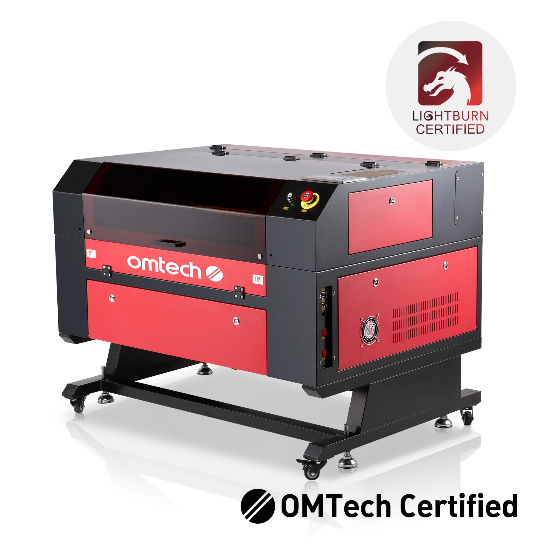  OMTech 60W CO2 Laser Engraver, 20x28 Inch Laser Engraving  Machine with Autofocus Autolift 4 Way Pass Air Assist Water Pump,  Commercial Laser Cutter Cutting Etching Machine for Wood Glass Acrylic More