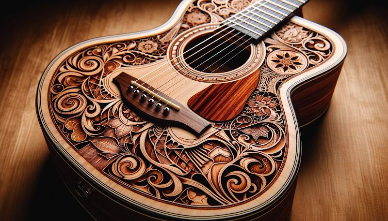 Laser Engraved Guitar: How to Customize Your Guitar – OMTech Laser