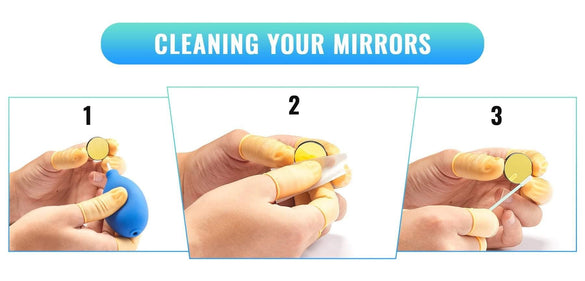 How to clean laser mirrors and focal lenses