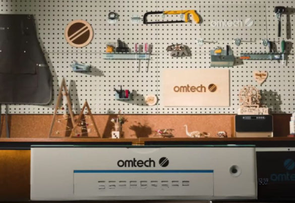 omtech desktop laser engraving machine