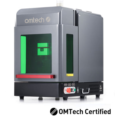 Pre-owned OMTech 30W Enclosure Type MAX Fiber Laser Marking Machine Fiber Laser