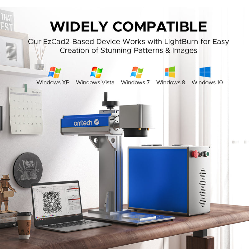 FM6969-30S - 30W Split Fiber Laser Marking Engraving Machine with 6.9&