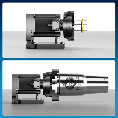 70mm Rotary Axis Attachment for Fiber Laser Engraver（FOR ALL FIBER MACHINES）