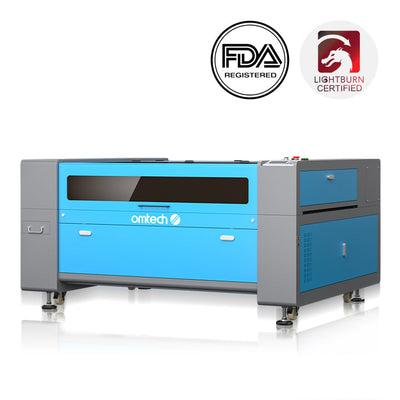 Pre-Owned ZF3551-130 - 130W CO2 Dual Laser Engraver Cutting Machine with 35” x 51” Workbed with Dual Laser Tubes and Laser Heads