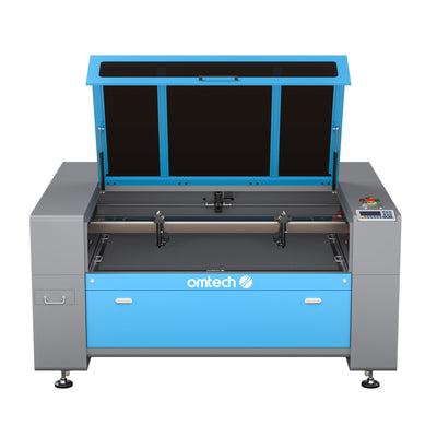 Pre-Owned ZF3551-130 - 130W CO2 Dual Laser Engraver Cutting Machine with 35” x 51” Workbed with Dual Laser Tubes and Laser Heads