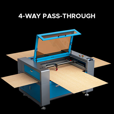 AF2435-80 - 80W CO2 Laser Engraver Cutting Machine with 24''x 35" Working Area (with Auto Focus)