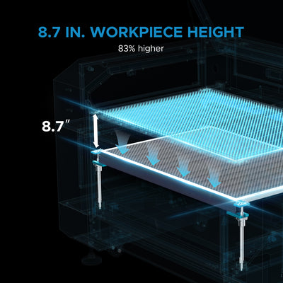 OMTech Pronto 40 80W CO2 Laser Engraver and Cutter With Autofocus - Upgraded Version