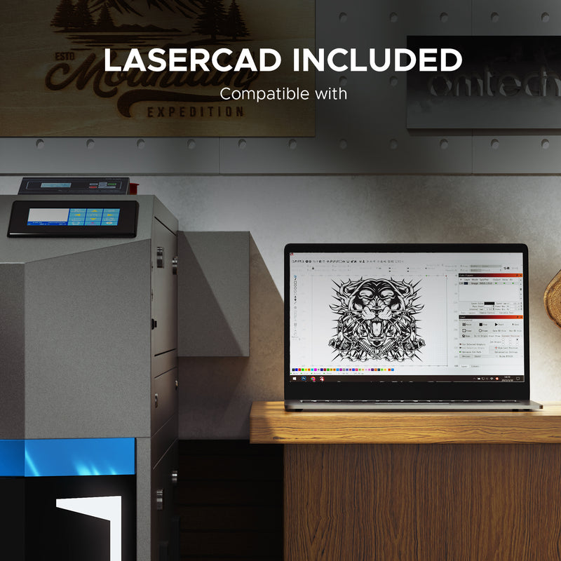 OMTech Pro 3655 Hybrid, 150W Hybrid Laser Engraver Cutting Machine with 36&