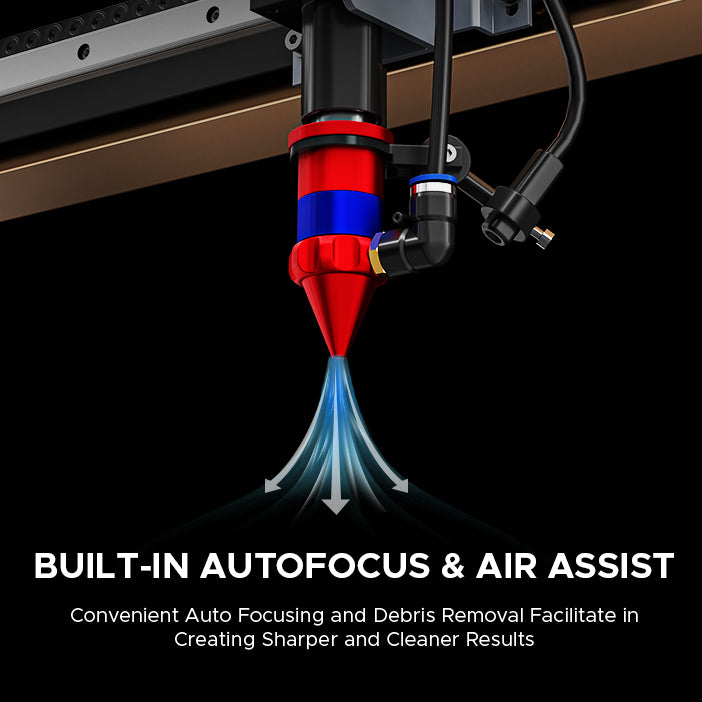 AF2435-80 - 80W CO2 Laser Engraver Cutting Machine with 24&