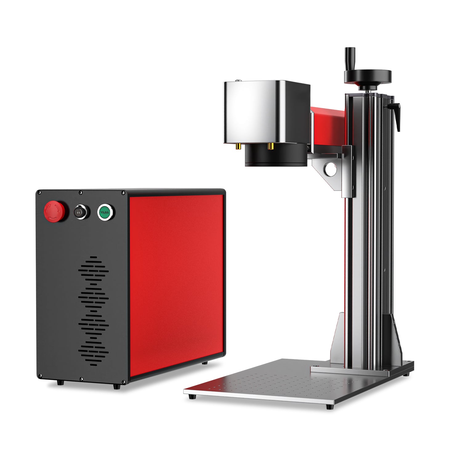 OMTech MOPA 80W Split Fiber Laser Marking Machine with 6.9'' x 6.9'' Working Area