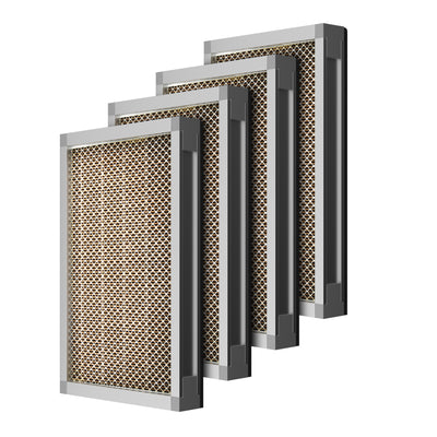 OMTech HEPA Filter Set, 2 Piece High Efficiency Particulate Air Filter Set for Fume Extractor Air Purifier