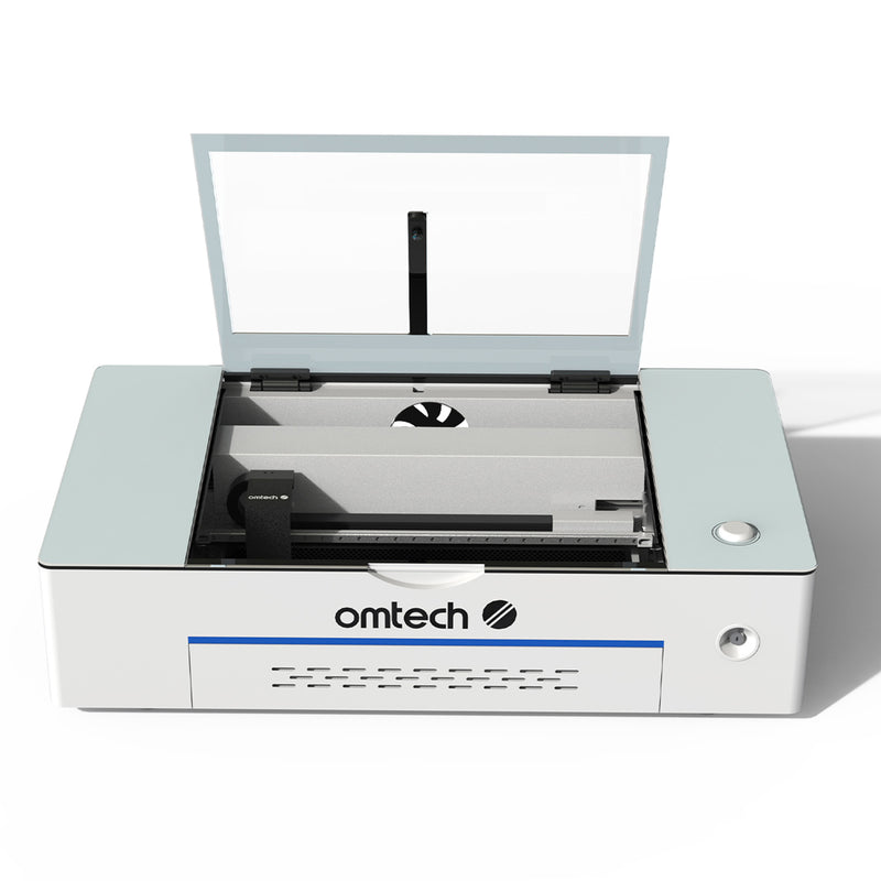 OMTech Polar 50W Desktop Laser Cutter & Engraver Machine with Lightburn Software