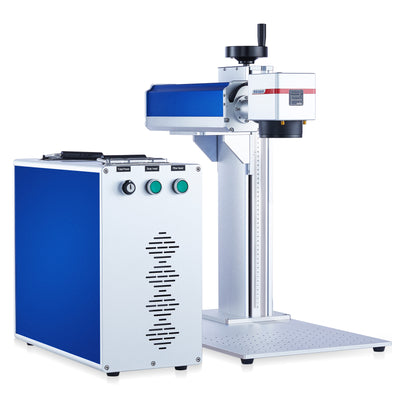 Pre-Owned Galvo Fiber 20 - 20W Split Fiber Laser Marker Engraving Machine with 4.3''x 4.3'' Working Area