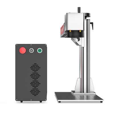 OMTech MOPA 20W Split Fiber Laser Engraver for Metal with 6.9'' x 6.9'' Working Area