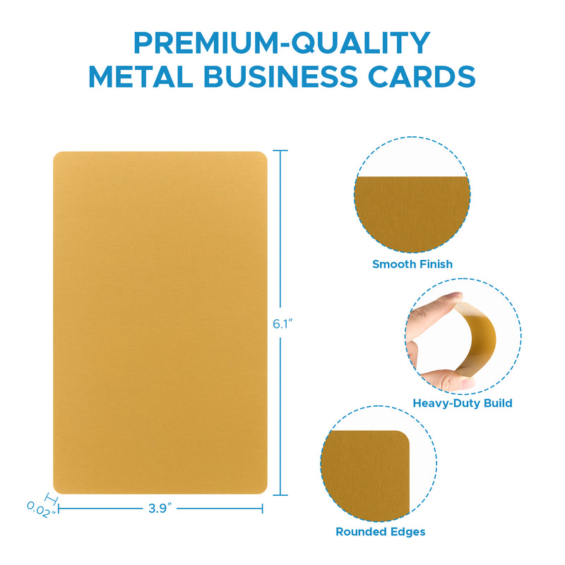 OMTech Colored Metal Engraving Blank Set 100 PCS