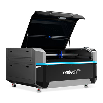 OMTech Pro 3655 Hybrid 150W Laser Cutting and Engraving Machine with 36'' x 55'' Working Area, Autofocus and Built-in Water Chiller