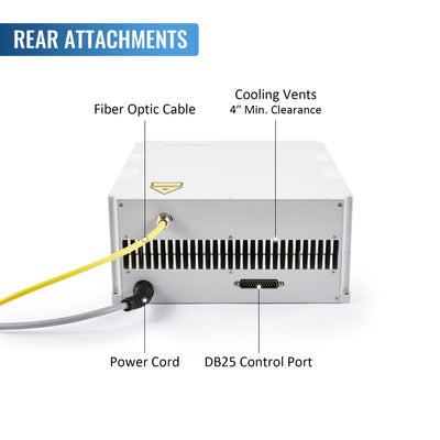 Replacement 30W Raycus Fiber Laser Source for 1064 Fiber Laser Engravers