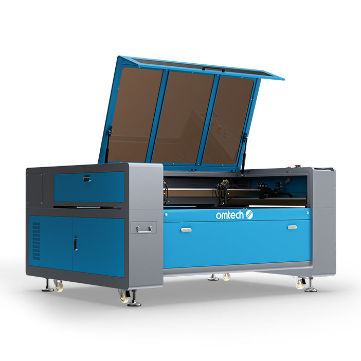 OMTech Maker ZF3551-130 130W CO2 Laser Cutter and Engraver with 35" x 51" Workbed and Dual Laser Tubes and Heads