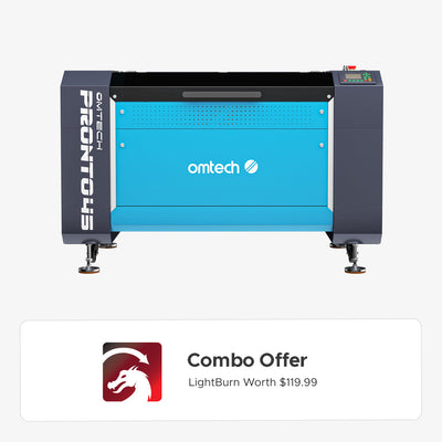 OMTech Pronto 45 100W CO2 Laser Engraver and Cutter With Autofocus - Upgraded Version