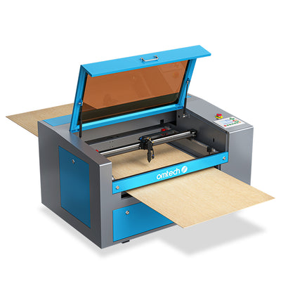 OMTech Maker 25 50W CO2 Laser Engraving and Cutting Machine with 12" x 20" Working Area