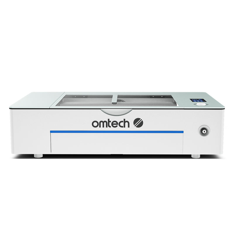 OMTech Polar+ 55W Desktop CO2 Laser Engraver and Cutter with Two Rotary Axes