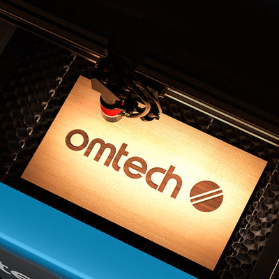 OMTech K40+ 40W Desktop CO2 Laser Engraver with 8" x 12" Working Area and Detachable Honeycomb Workbed