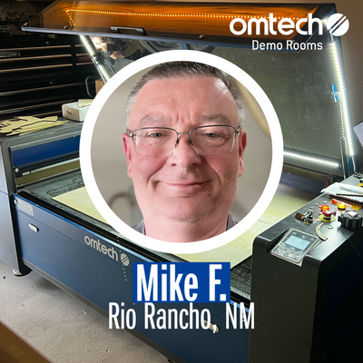 Laser Engraving in Rio Rancho, New Mexico | Demo Room Host - Mike F.