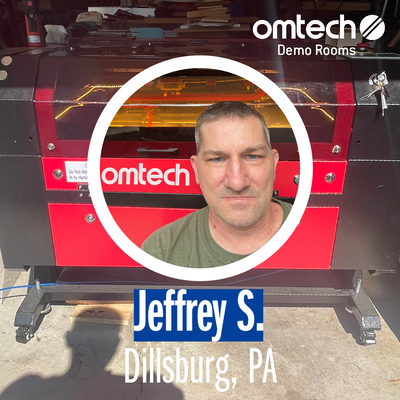 Laser Engraving in Dillsburg, Pennsylvania | Demo Room Host - Jeffrey S.