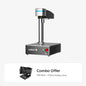 OMTech Galvo 20W Compact and Integrated Fiber Laser Engraver for Metal with 4.3''x 4.3'' Working Area