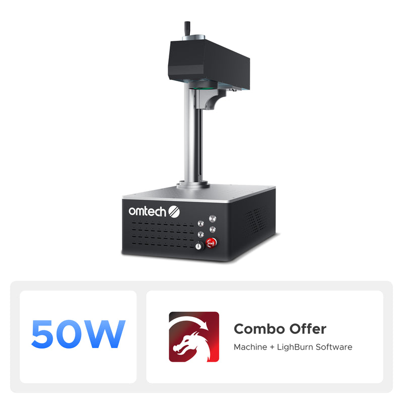 OMTech Galvo 50W Autofocus Fiber Laser Marking Machine