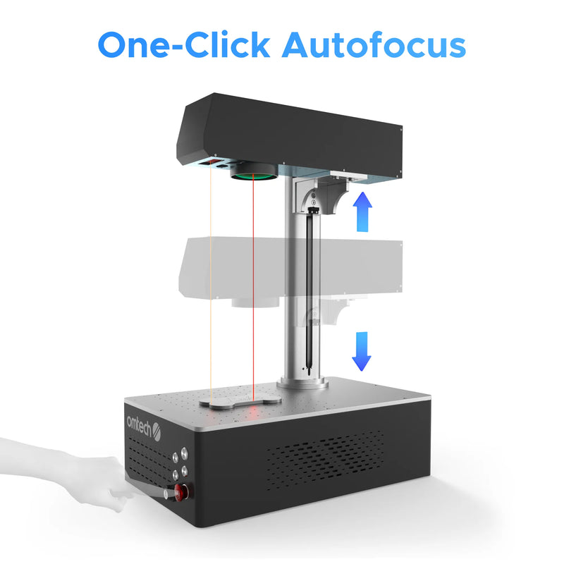 OMTech Galvo 20W/30W/50W Autofocus Fiber Laser Marking Machine