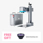 OMTech 50W Split Fiber Laser Engraving Machine with 6.9'' X 6.9'' Working Area, Autofocus and Built-in Camera