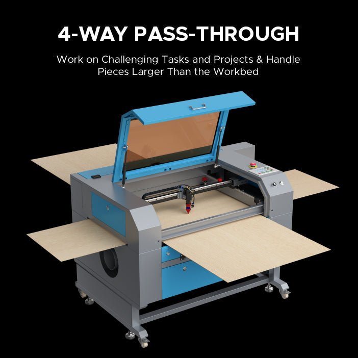 AF2028-80 - 80W CO2 Laser Engraver Cutting Machine with 20" x 28" Working Area and Autofocus