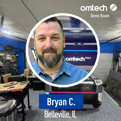 Laser Engraving in Belleville, Illinois | Demo Room Host - Bryan C.