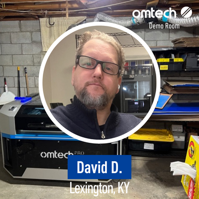 Laser Engraving in Lexington, Kentucky | Demo Room Host - David Dienhart