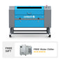 AF2028-60 - 60W CO2 Laser Engraver Cutting Machine with 20'' x 28'' Working Area and Auto Focus