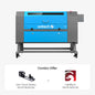 AF2028-80 - 80W CO2 Laser Engraver Cutting Machine with 20" x 28" Working Area and Autofocus