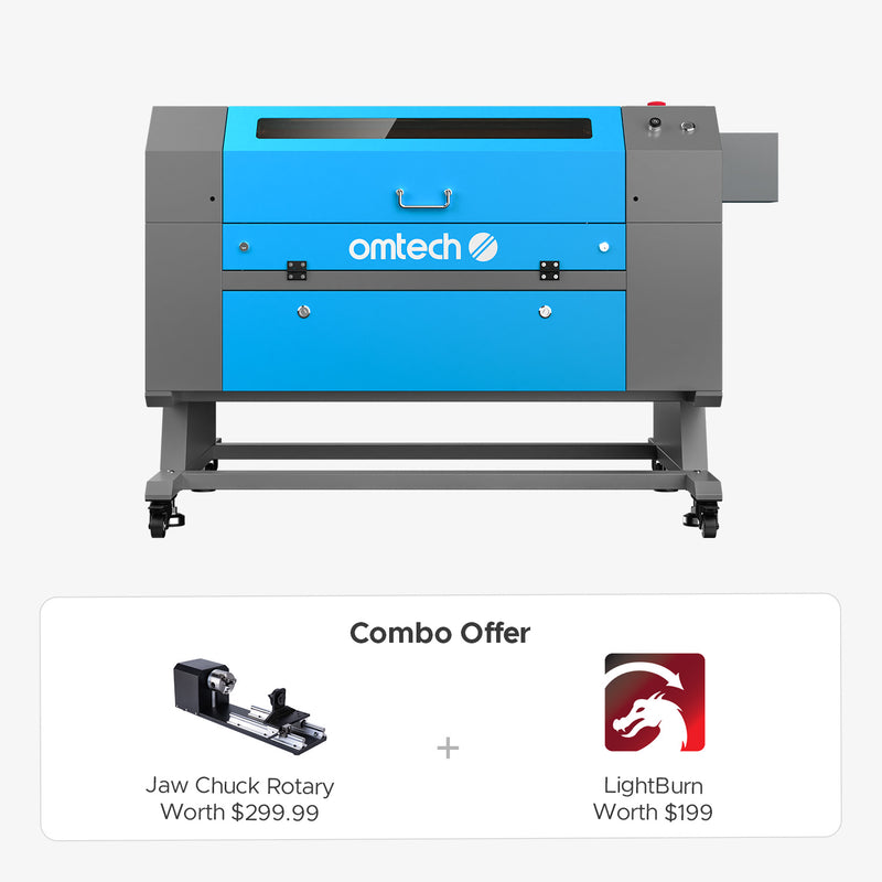 OMTech Maker AF2028-80 90W CO2 Laser Engraver and Cutter with 20" x 28" Working Area and Autofocus