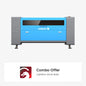 OMTech Maker ZF3551-130 130W CO2 Laser Cutter and Engraver with 35" x 51" Workbed and Dual Laser Tubes and Heads