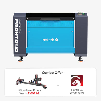 OMTech Pronto 40 90W CO2 Laser Engraver and Cutter with Autofocus