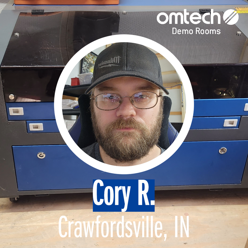 Demo Room Host - Crawfordsville, Indiana - Cory R.