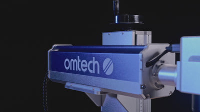 OMTech Galvo 20W Split Fiber Laser Engraver and Marker with 4.3''x 4.3'' Working Area