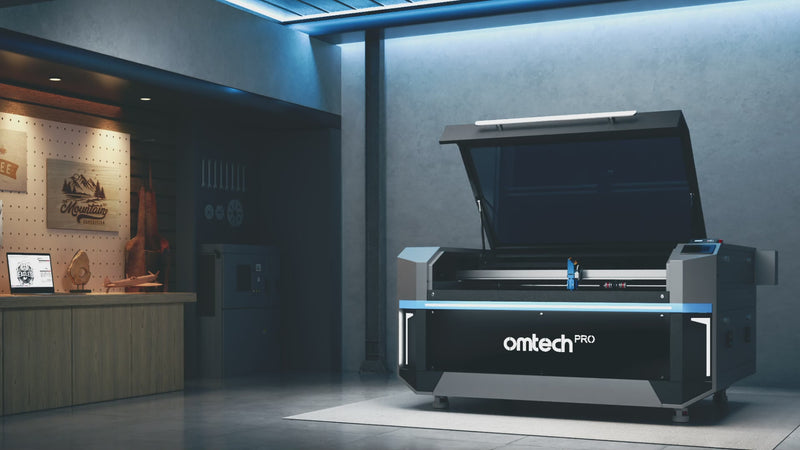 OMTech Pro 3655 Hybrid, 150W Hybrid Laser Engraver Cutting Machine with 36&