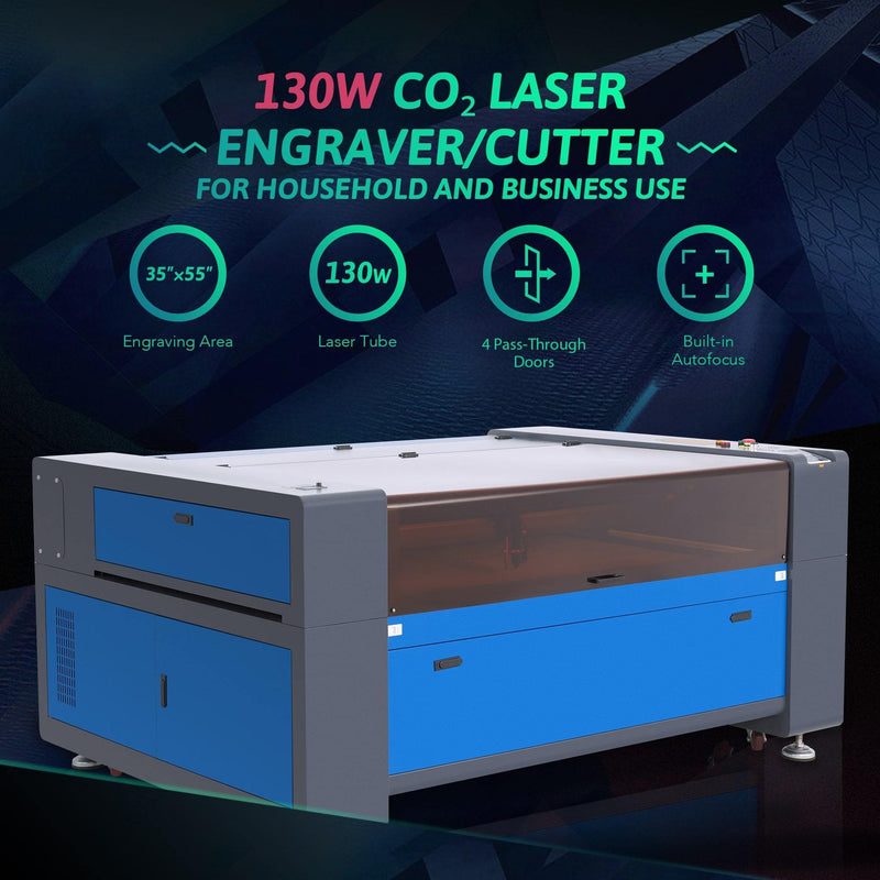 130W CO2 Laser Engraver Cutter