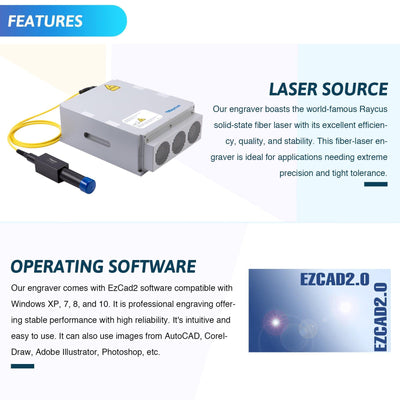 20W Fiber Laser Sourcr & Operating Software