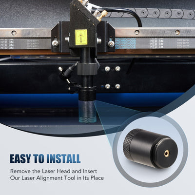 Laser Alignment Tool for CO2 Laser Engraver Mirror Alignment