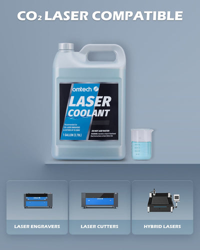 CO2 Antifreeze Laser Coolant Non-Conductive Liquid for Laser Engraver Water Chiller