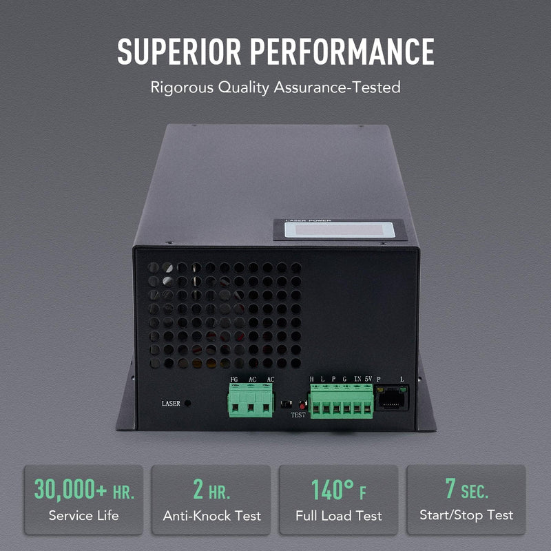 150W Power Supply with Real Time Display for CO2 Laser Engravers & Cutters